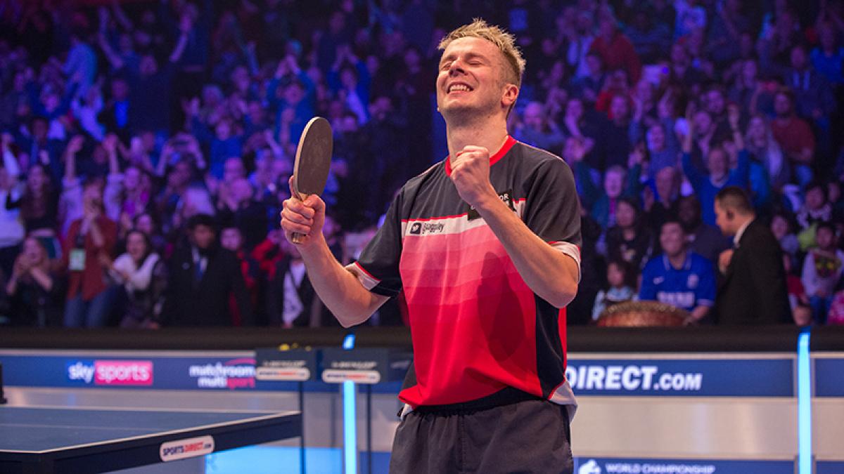 Baggaley on top of world again